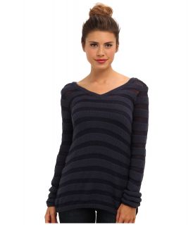 Mavi Jeans V Neck Sweater Womens Sweater (Navy)