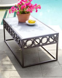Marble Top Outdoor Coffee Table