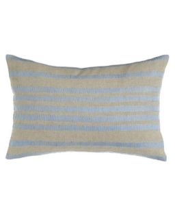 Blue Stripe Pillow, 12 x 18   John Robshaw