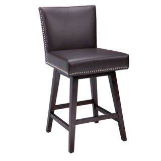 Sunpan Modern Vintage 26 Swivel Bar Stool with Cushion 7860 Seat Color Brown