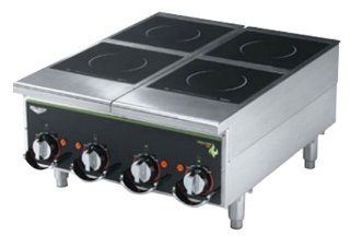 Vollrath 924HIMC 4 Hob Heavy Duty Induction Hot Plate with Manual Controls Commercial Kitchen Hot Plates Kitchen & Dining