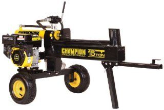 Champion Power Equipment 91520 Log Splitter, 15 Ton  Gas Log Splitter  Patio, Lawn & Garden
