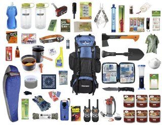 4.0 Emergency Kit Bag / Bug Out Bag / Survival Kit / Earthquake Kit  Camping First Aid Kits  Sports & Outdoors
