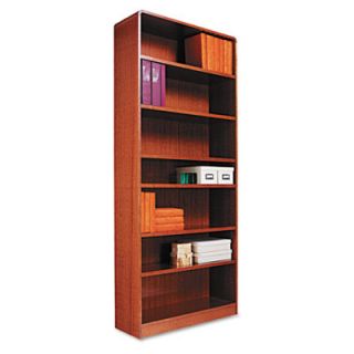 Alera Radius Corner 84 Bookcase ALEBCR78436MY Finish Medium Oak