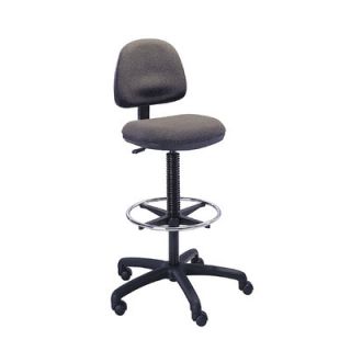 Safco Products Height Adjustable Drafting Chair with Footring 3401 Color Dar