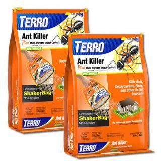 TERRO T901 2 2 Pack Granular Ant Killer Plus  Home Pest Lures  Patio, Lawn & Garden
