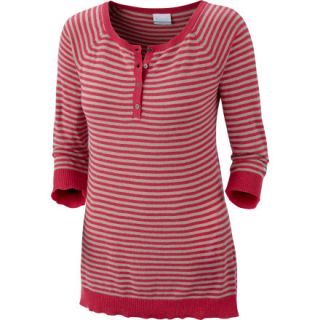 Columbia Perfect Layer Striped Henley   Long Sleeve   Womens