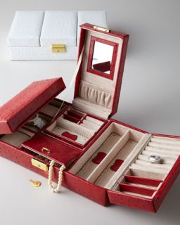 Meryl Ostrich Jewelry Box   Rowallan of Scotland