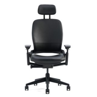 Steelcase Leap Mid Back Leather Office Chair LEAP LEATHER
