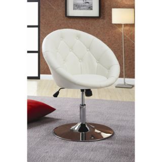 Wildon Home ® Hebron Adjustable Swivel Bar Stool 102580 Color White