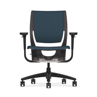 HON Purpose Mid Back Task Chair HONRW101 Color Cerulean, Frame Finish Onyx/