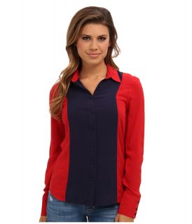 Mavi Jeans Viscose Shirt Womens Blouse (Red)