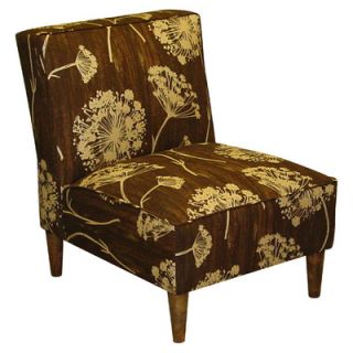 Skyline Furniture Fabric Slipper Chair 5905QALBLKBGE Color New Englands Lac