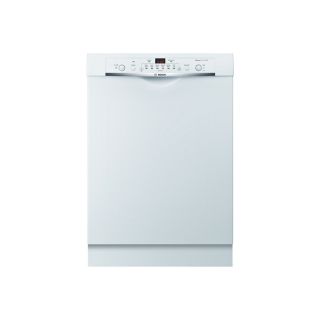 Bosch Ascenta 50 Decibel Built in Dishwasher with Stainless Steel Tub with Polypropylene Bottom (White) (Common 24 in; Actual 23.625 in) ENERGY STAR
