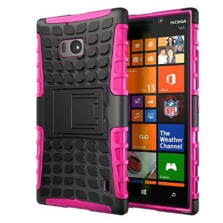 Hyperion Nokia Lumia Icon 929 Windows Phone Explorer Hybrid Case (Compatible with Verizon Nokia Lumia Icon 929) **2 Year No Hassle Warranty** [Hyperion Retail Packaging] (PINK) Cell Phones & Accessories