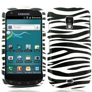 Black White Zebra Stripe Hard Cover Case for Samsung Galaxy S Aviator SCH R930 Cell Phones & Accessories