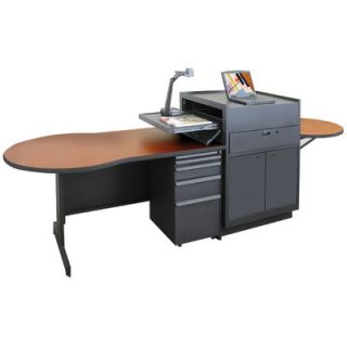 Marvel Office Furniture Zapf Office Support Instructors Desk with Steel Door
