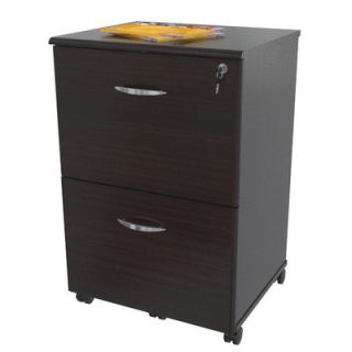 Inval 2 Drawer Mobile File Cabinet AR 2X2S