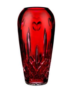 I Love Lismore Red Bud Vase   Waterford Crystal