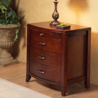 Modus Brighton 2 Drawer Nightstand with Power Charging Outlet BR1581P