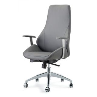 Pastel Furniture Canjun Executive Office Chair CJ 164 CH AL Color Gray