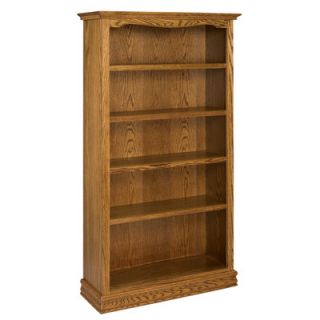 A&E Wood Designs Americana 72 Bookcase 3672AMER Finish Medium