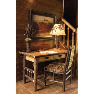 Fireside Lodge Hickory 2 Drawer Writing Desk and Chair Set 874 / 86030 / 86031