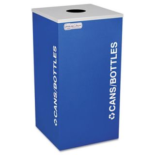 Ex Cell Metal Products Kaleidoscope Collection Recycling Receptacle, 24 Gal E