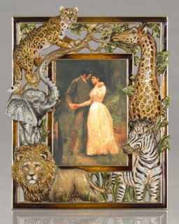 Jungle Animal Frame   Jay Strongwater
