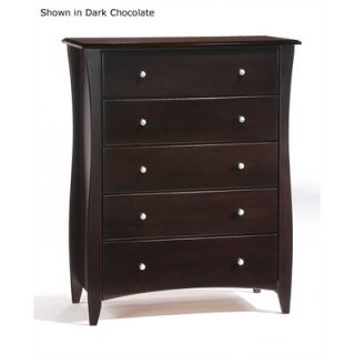 Night & Day Spices 5 Drawer Chest CD CLO 5A XX Finish Dark Chocolate