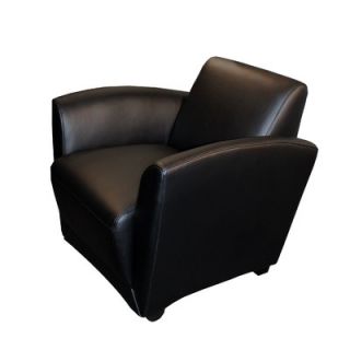 Mayline Santa Cruz Leather Mobile Lounge Chair VCCM ALM / VCCM BLK Color Black