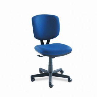 HON Mid Back Polyester Task Chair HON5701GA10T Fabric Navy, Tilt Not Included
