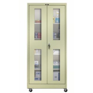 Hallowell 400 Series 36 Mobile SV Storage Cabinet 415S24SVMA Color Parchment