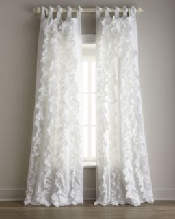Each Julianna Ruffled Curtain, 42W x 96L   Amity Home