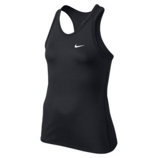 Nike Advantage Power Girls Tennis Tank Top   Black