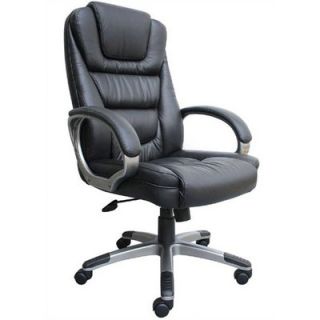 Boss Office Products High Back LeatherPlus Executive Chair B8601/2 Tilt Spri
