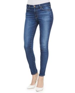 Womens Middi 12 Years Wingspan Whiskered Skinny Cropped Jeans   AG Adriano