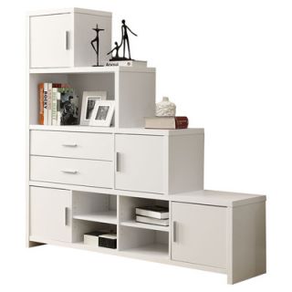 Monarch Specialties Inc. Facing Step 63 Bookcase I 2534 / I 2535 Finish White