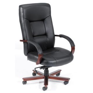 Boss Office Products High Back Italian Leather Executive Chair B8901/8902 Til