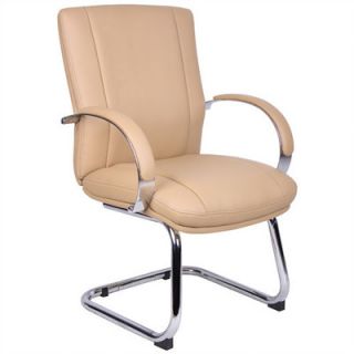 Aaria Elektra Guest Chair AELE40 Base / Fabric Finish Chrome / Tan