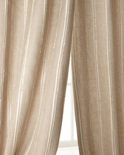 Each 108L Radiant Striped Linen Curtain   Creative Threads