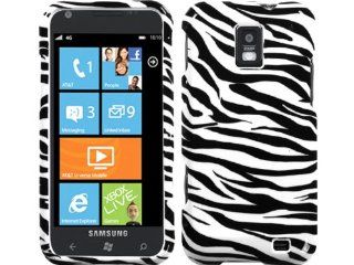 Zebra White Hard Crystal Protector for Samsung Focus S SGH i937 Cell Phones & Accessories