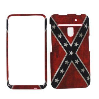 VERIZON / LG REVOLUTION / VS910 CONFEDERATE REBEL FLAG HARD PROTECTOR SNAP ON COVER CASE Cell Phones & Accessories