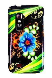Graphic Case for ZTE N910 Anthem 4G   Aqua Flower (Package include a HandHelditems Sketch Stylus Pen) Cell Phones & Accessories