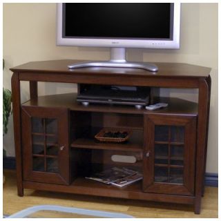 Wildon Home ® Veneto 46 TV Stand BAY4632/BAY4632B Finish Walnut Brown