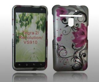 LG Revolution VS910 smartphone smartphone with Green curls Design Hard Case Cell Phones & Accessories