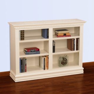 A&E Wood Designs Hampton Bookcase HAMP48 Height 36 H x 51 W x 13 D