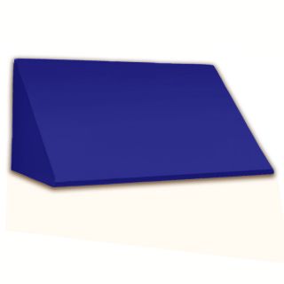 Awntech 45 ft 4 1/2 in Wide x 3 ft Projection Bright Blue Slope Window/Door Awning