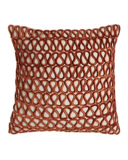 Velvet Loop Pillow, 22Sq.   Callisto Home