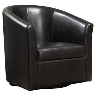 Wildon Home ® Barrel Back Chair 902099 / 902098 Color Dark Brown